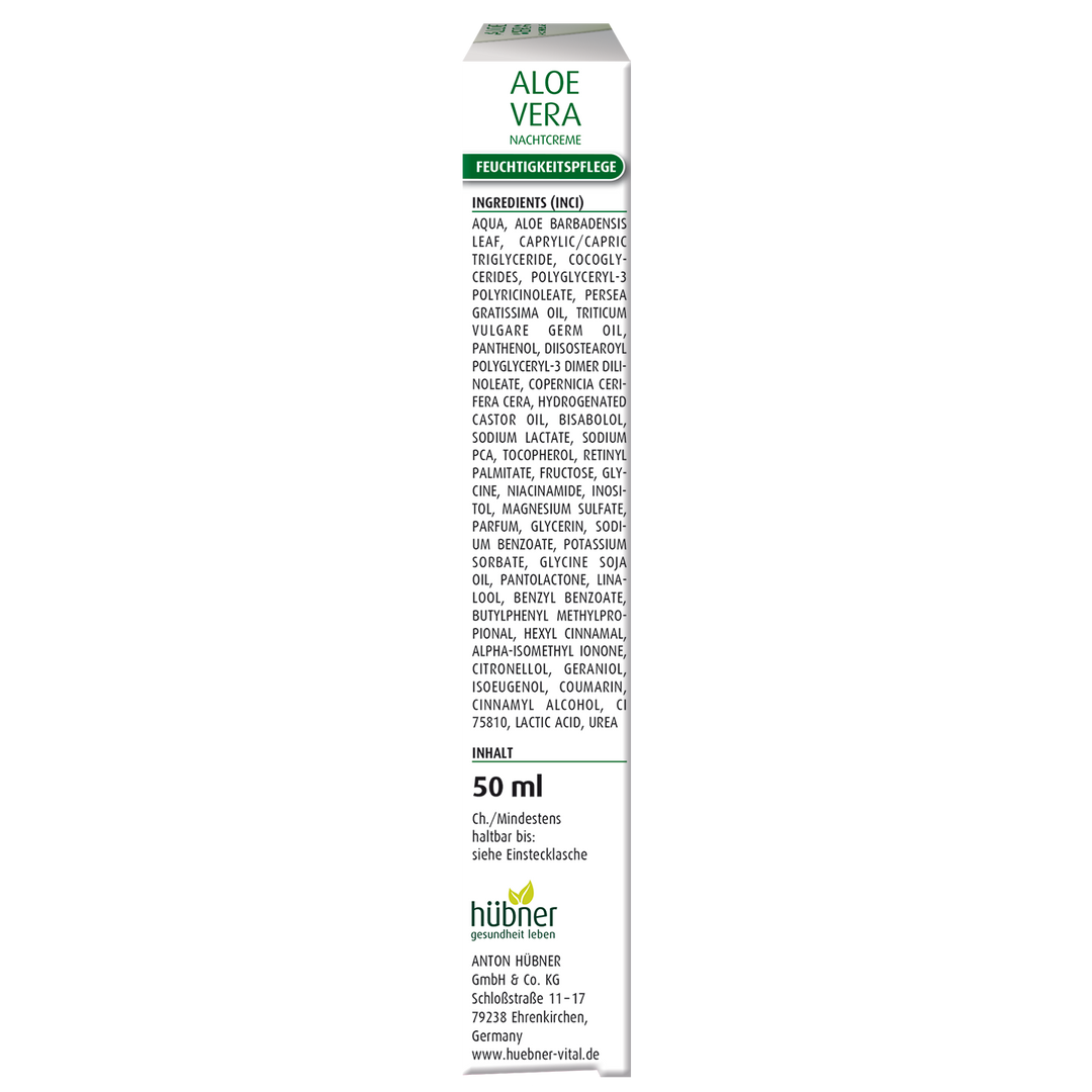 Hübner Aloe Vera - Nachtcreme (50 ml)