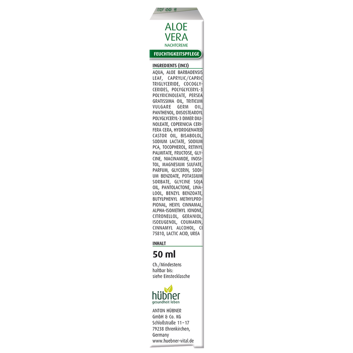 Hübner Aloe Vera - Nachtcreme (50 ml)