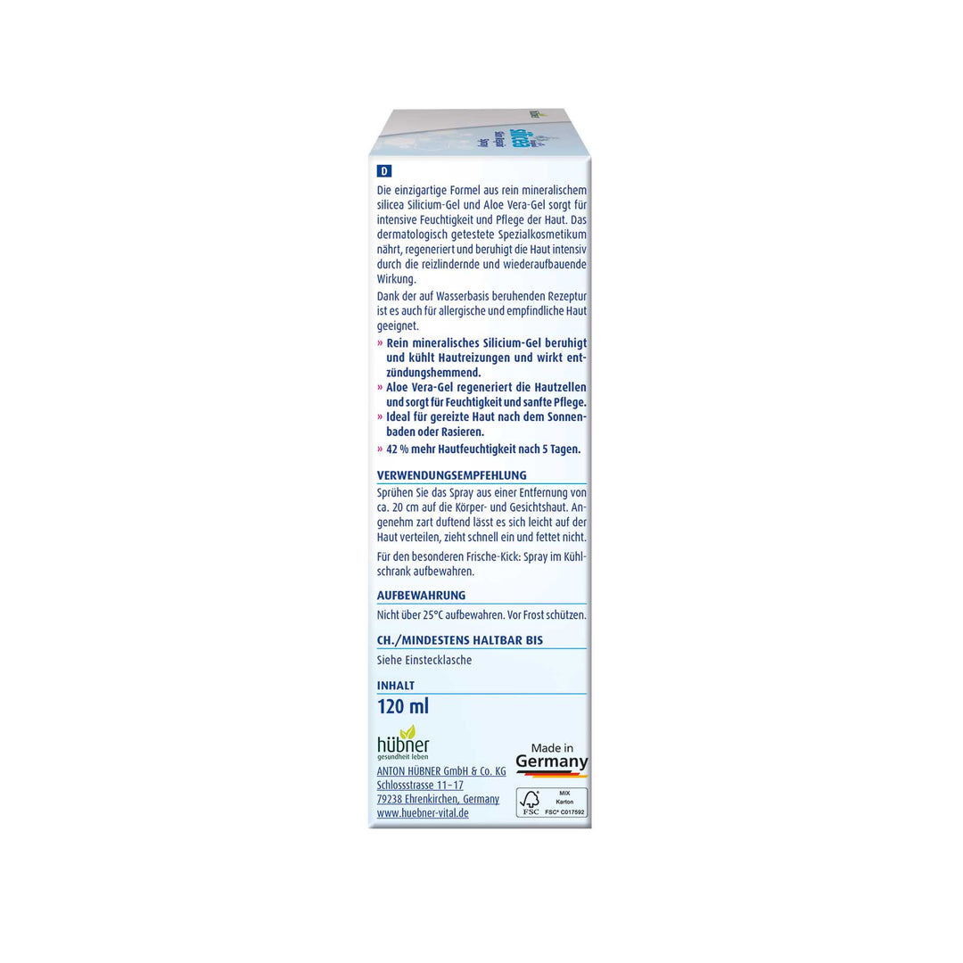 Hübner Original silicea Skin Repair Spray - Körperspray