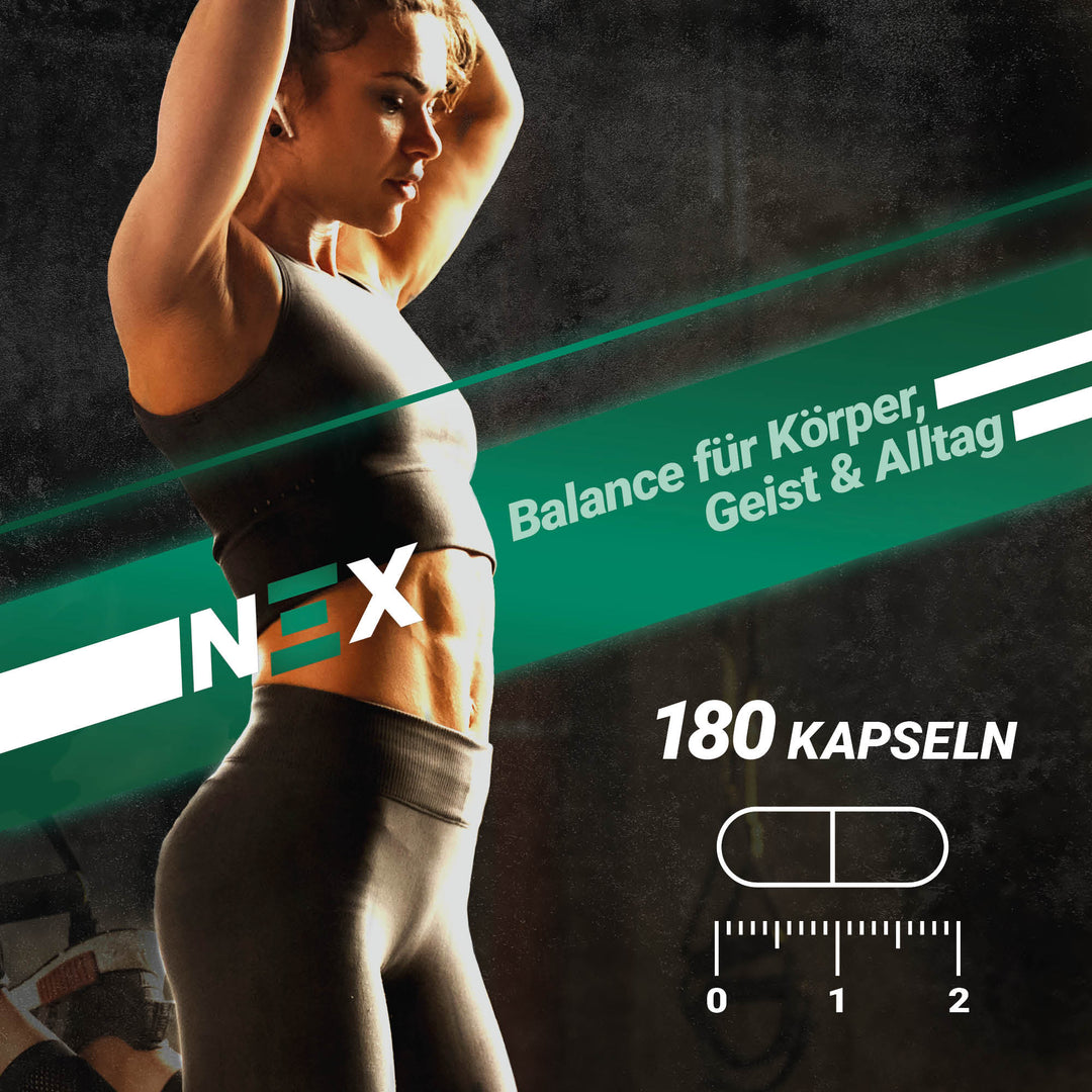NEX Ashwagandha KSM-66 Kapseln
