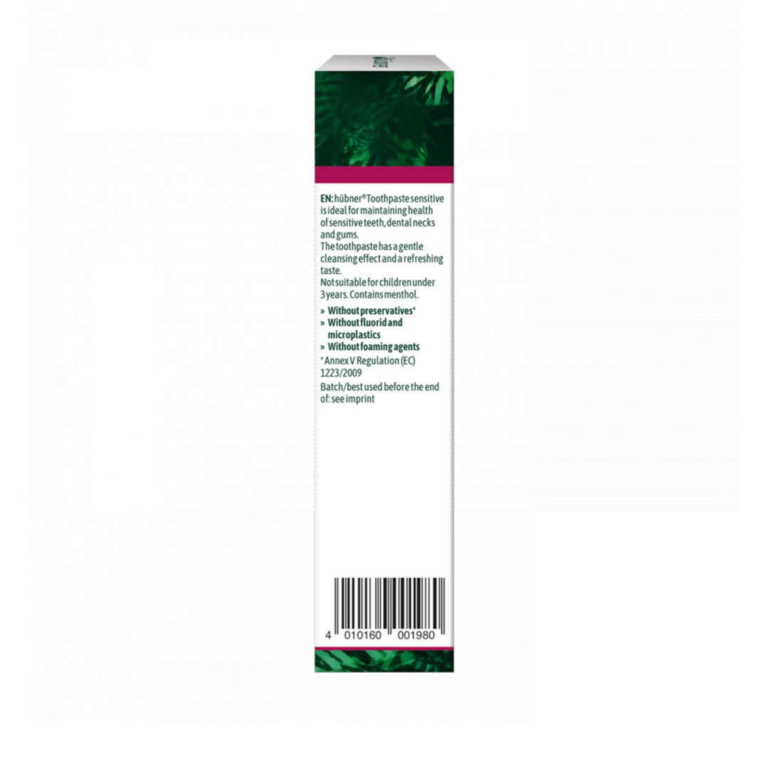Hübner Zahncreme mild mit Pfefferminz (50 ml)