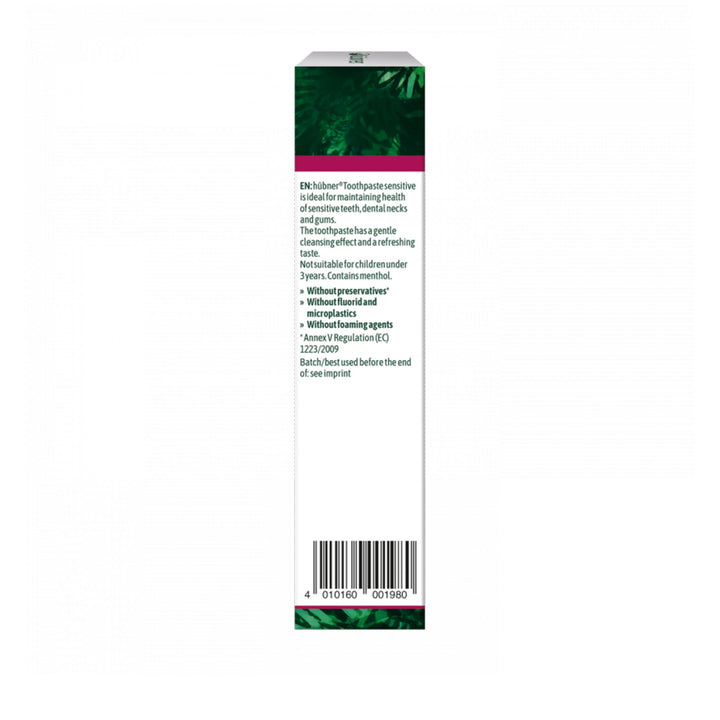 Hübner Zahncreme mild mit Pfefferminz (50 ml)
