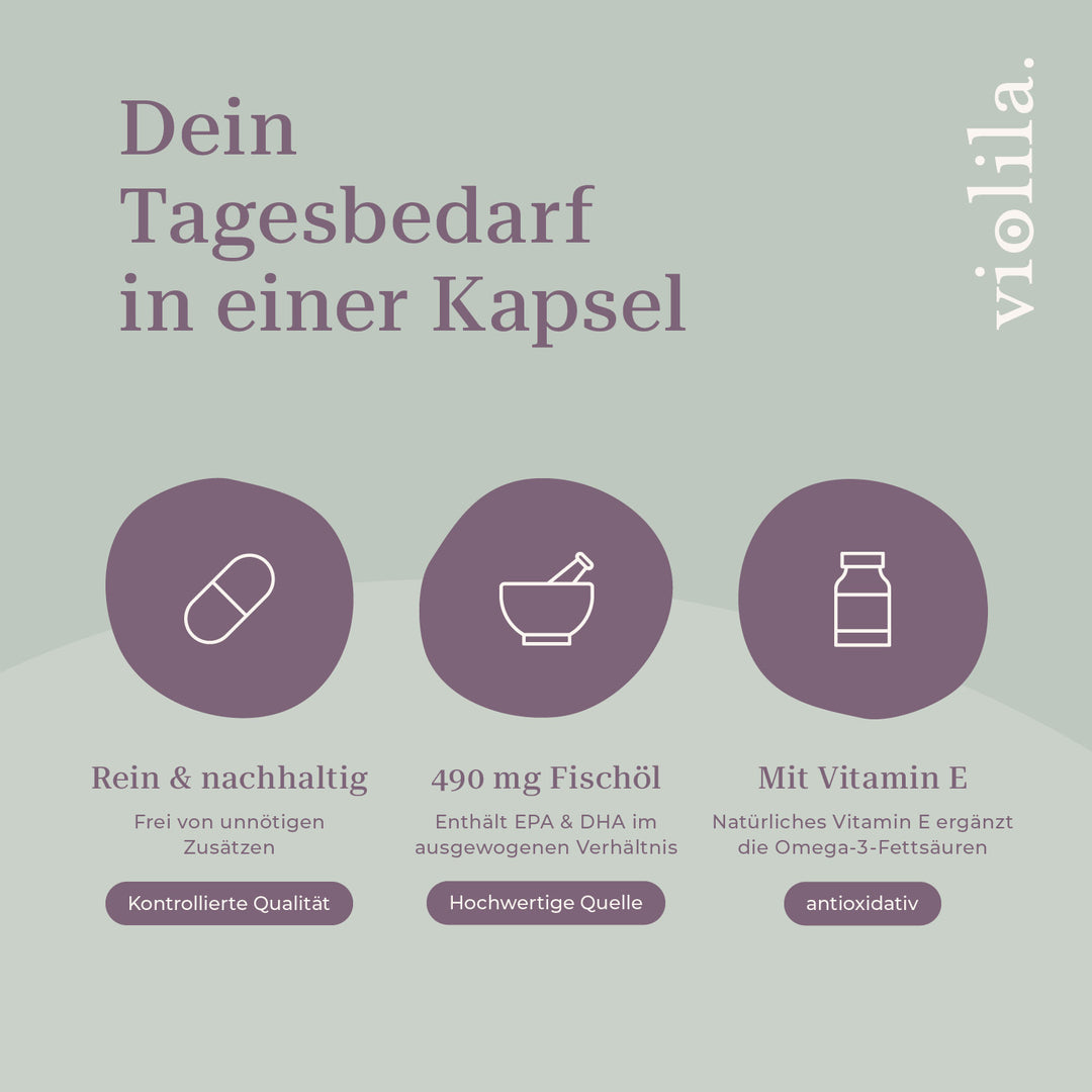 violila Omega-3 Fischöl Kapseln