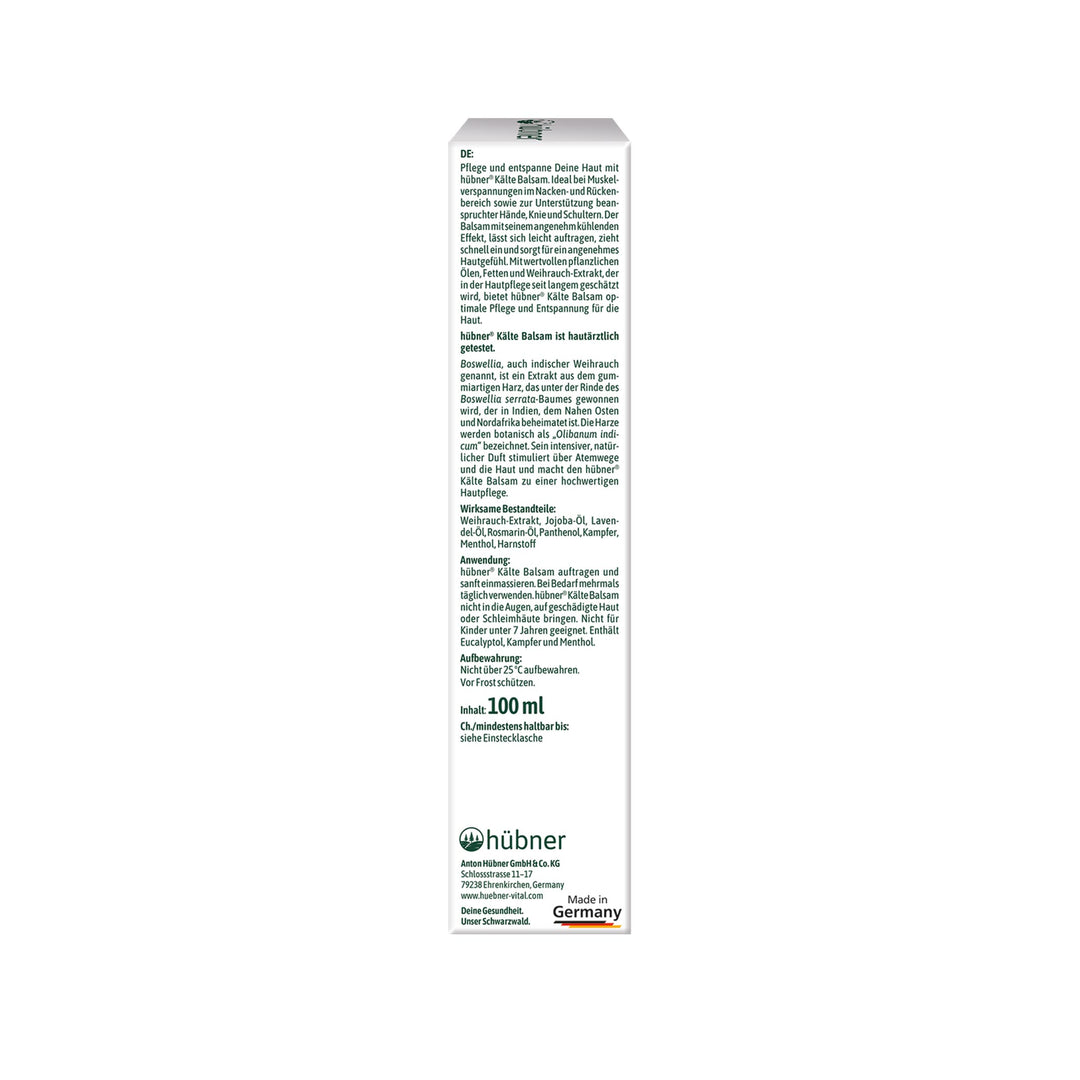 Hübner Kälte Balsam (100 ml)