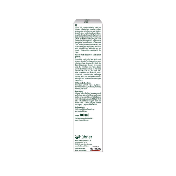 Hübner Kälte Balsam (100 ml)