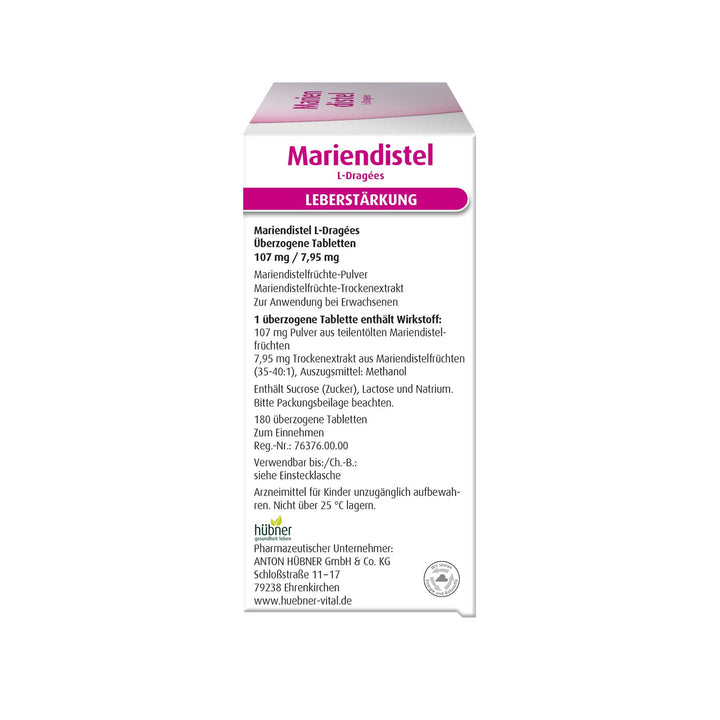 Hübner Mariendistel L- Dragées