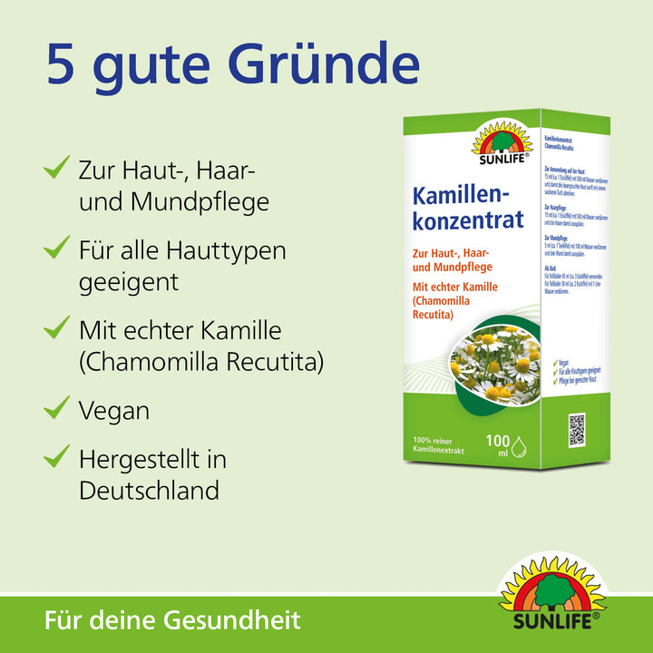 SUNLIFE Kamillenkonzentrat (100 ml)