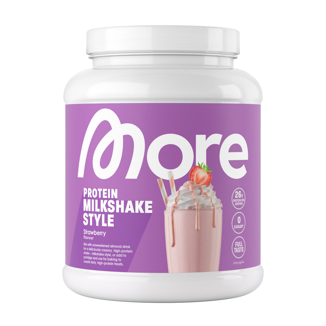 MORE Protein Milkshake Style Strawberry | 600g