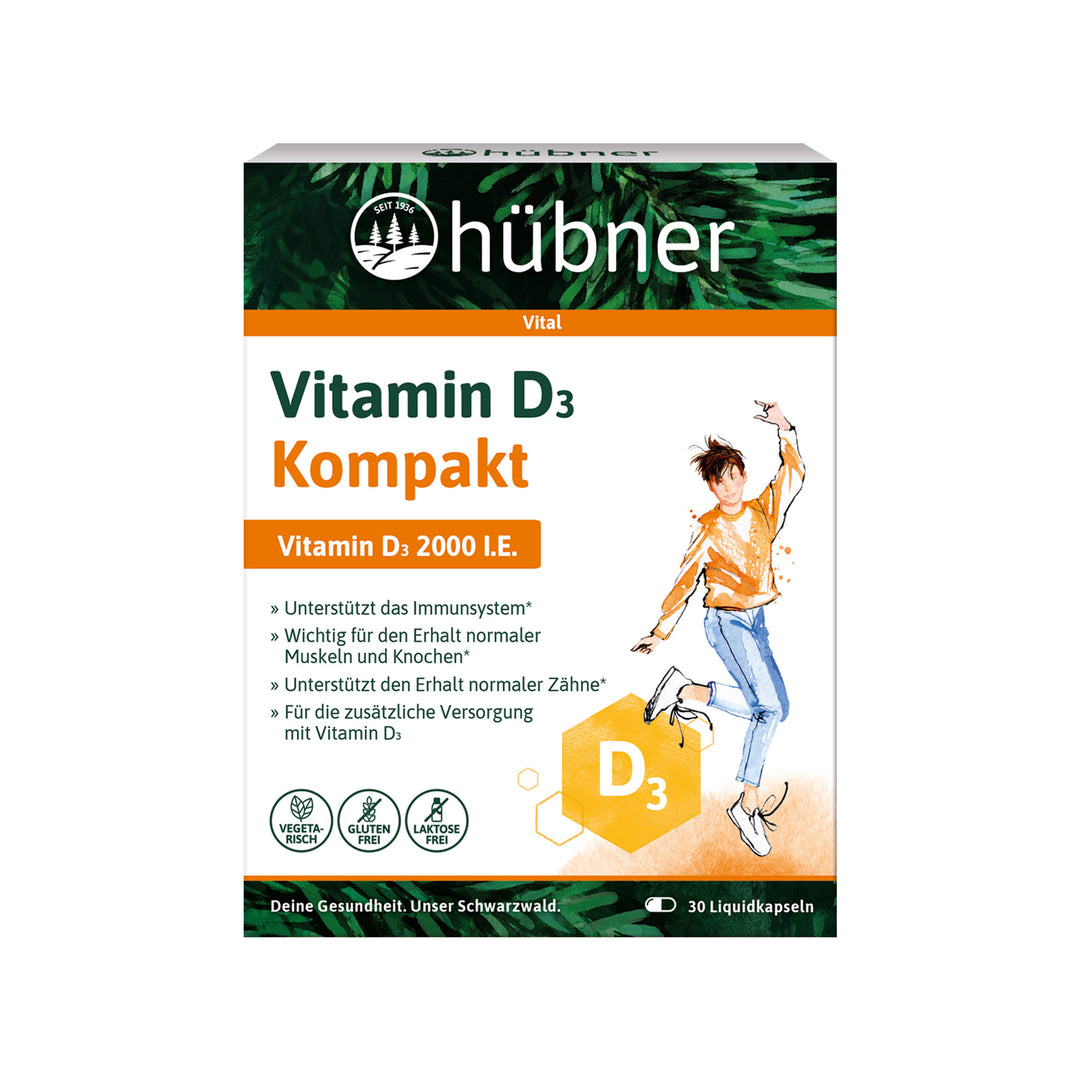 Hübner Vitamin D3 Kompakt (30 Stk.)