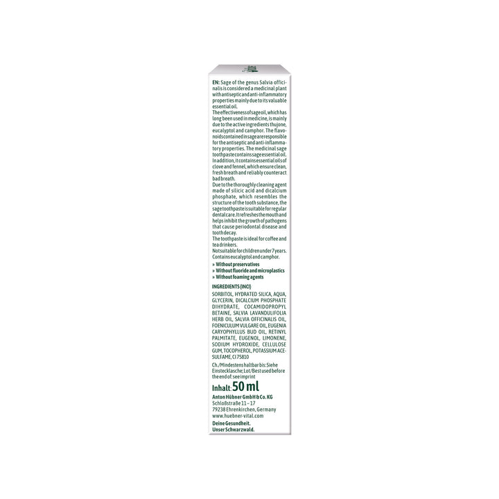 Hübner Zahncreme Karies-Schutz (50 ml)