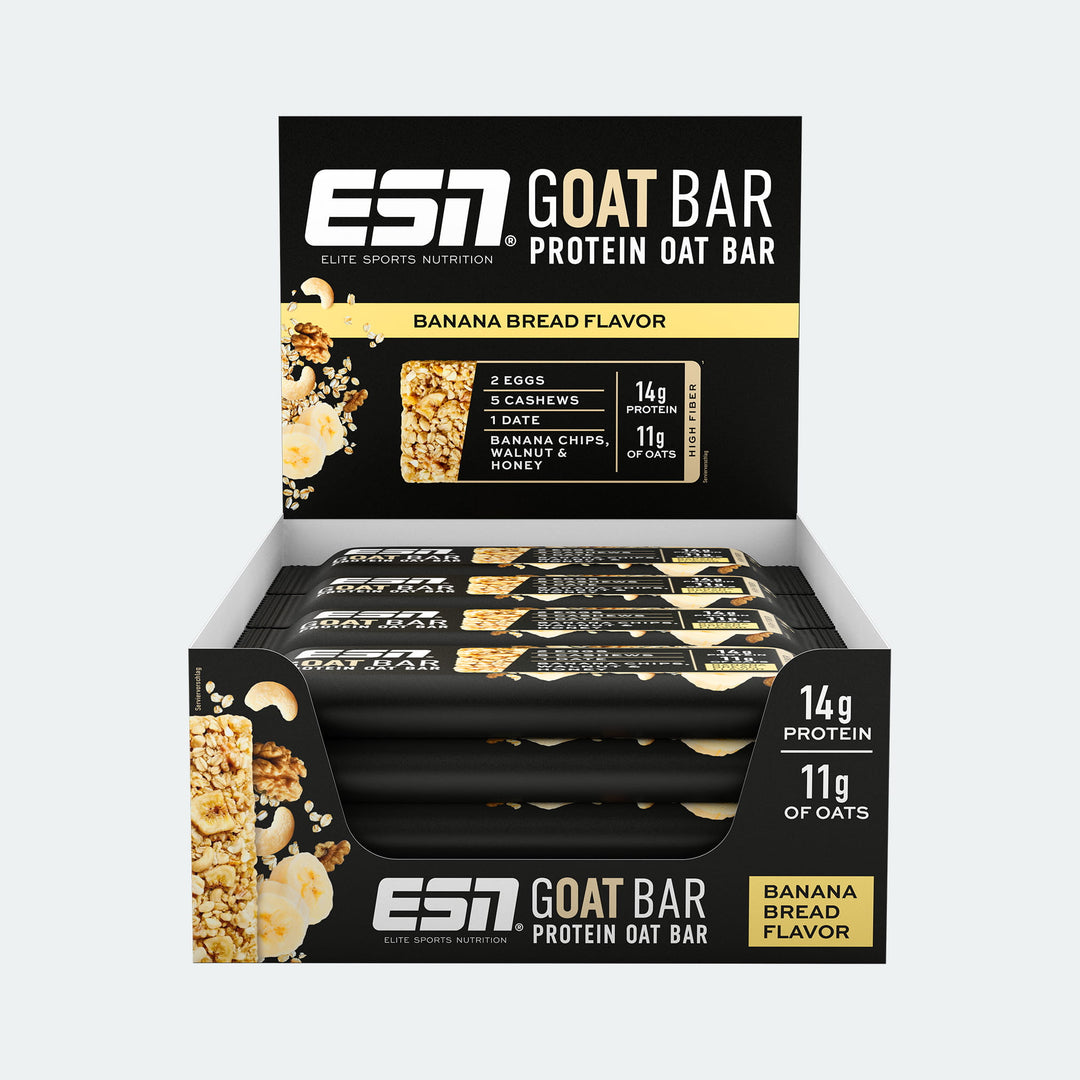 ESN GOAT Bar Banana Bread | 12 x 55g