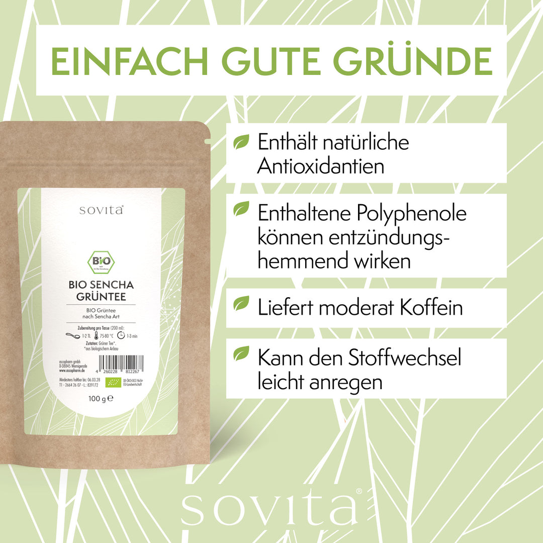 sovita Bio Sencha Grüntee