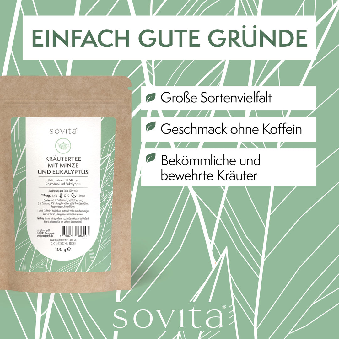 sovita Kräutertee mit Minze und Eukalyptus