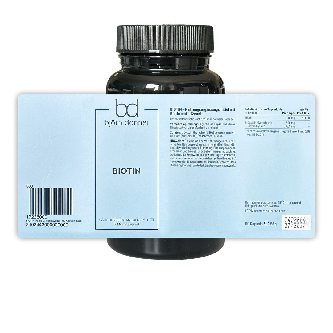 bd BIOTIN Kapseln, 3-Monatsvorrat