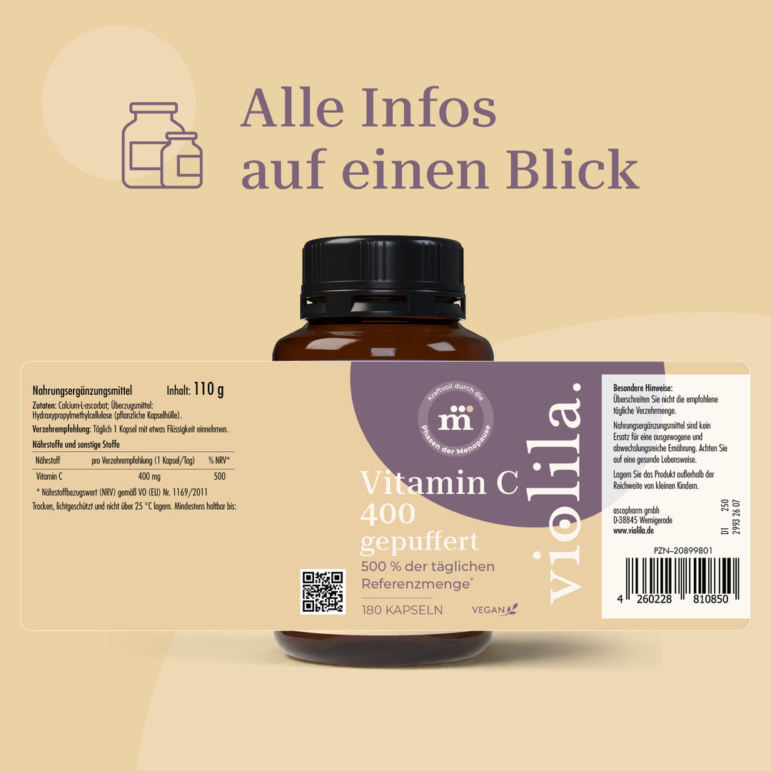 violila Vitamin C 400 gepuffert Kaspeln