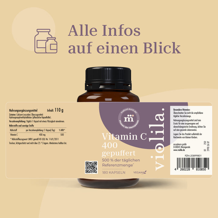violila Vitamin C 400 gepuffert Kaspeln