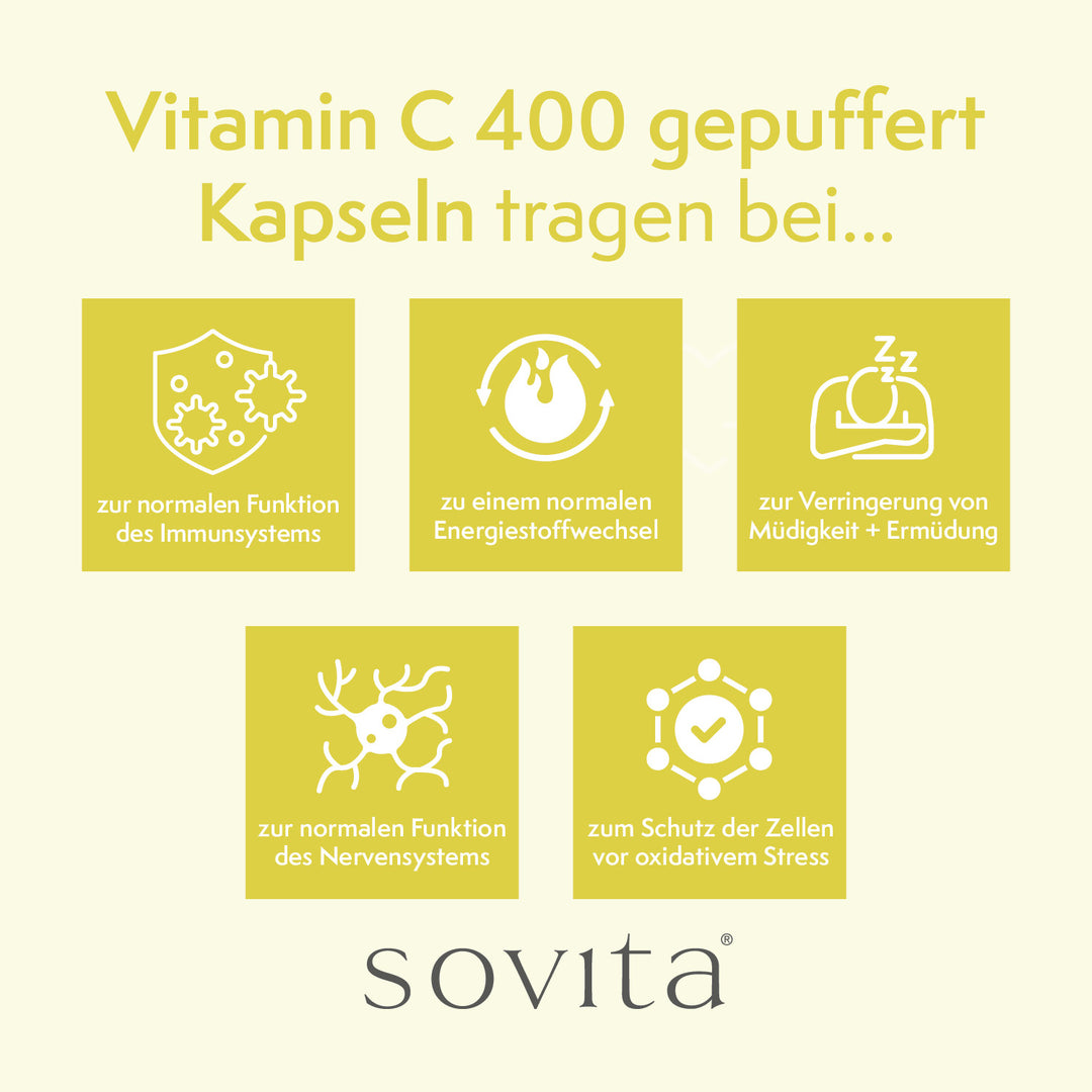 sovita Vitamin C 400 gepuffert Kapseln