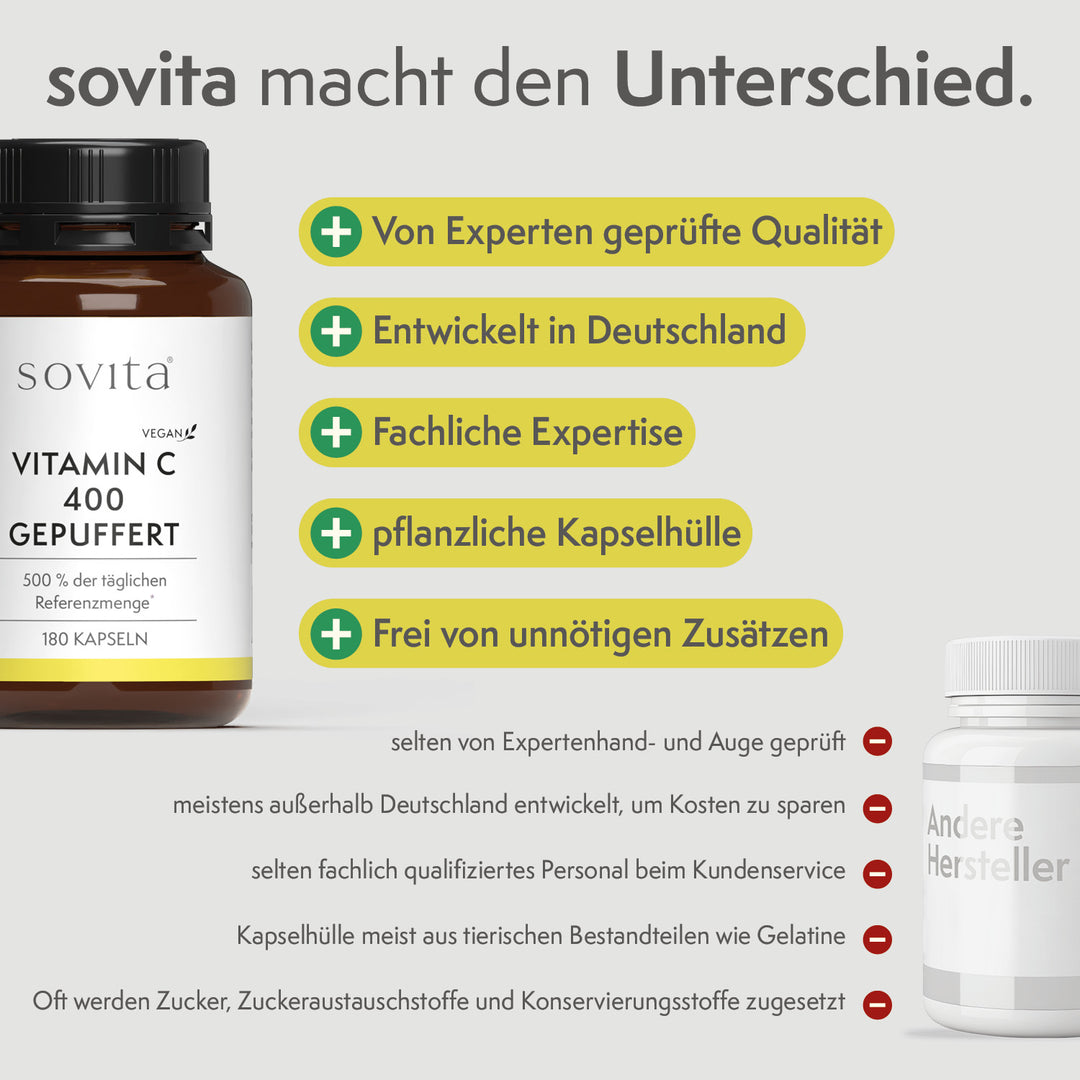 sovita Vitamin C 400 gepuffert Kapseln