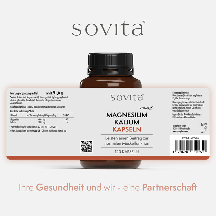 sovita Magnesium Kalium Kapseln