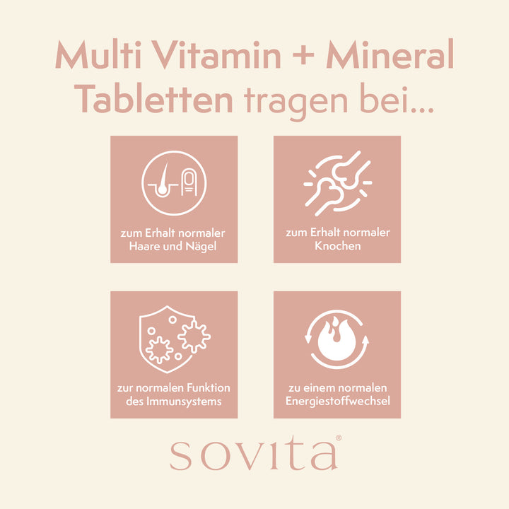 sovita Multi Vitamin + Mineral Tabletten