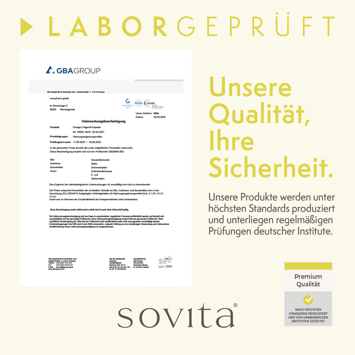 sovita Omega-3 Algenöl Kapseln