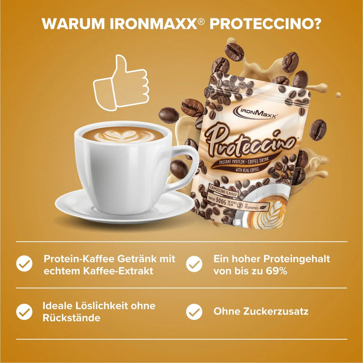 IronMaxx - Proteccino Cappuccino Flavour (500 g Beutel)