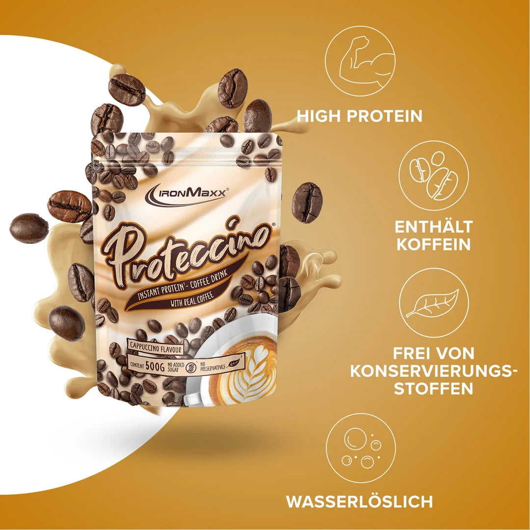IronMaxx - Proteccino Cappuccino Flavour (500 g Beutel)