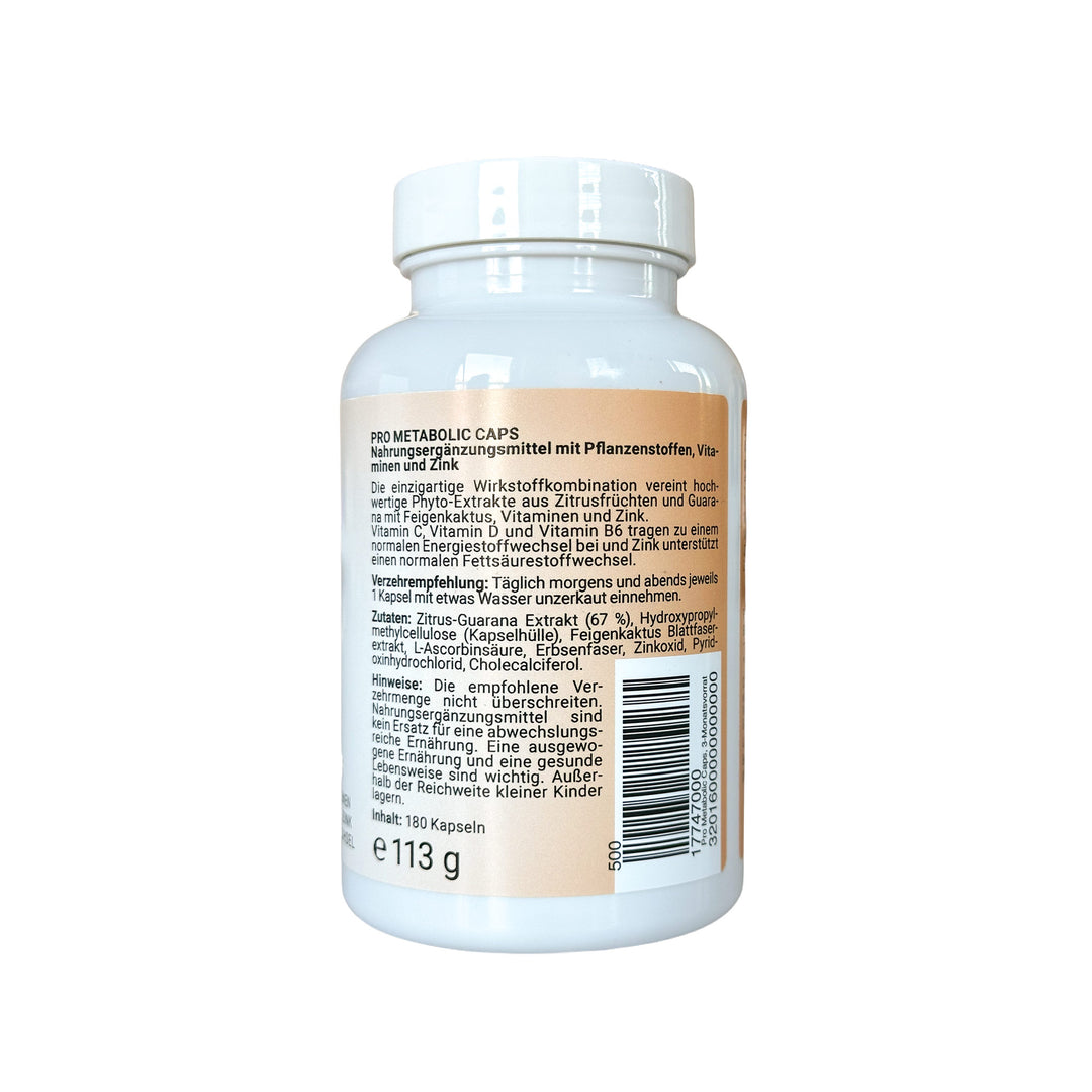 Pro Metabolic Caps 3-Monatsvorrat