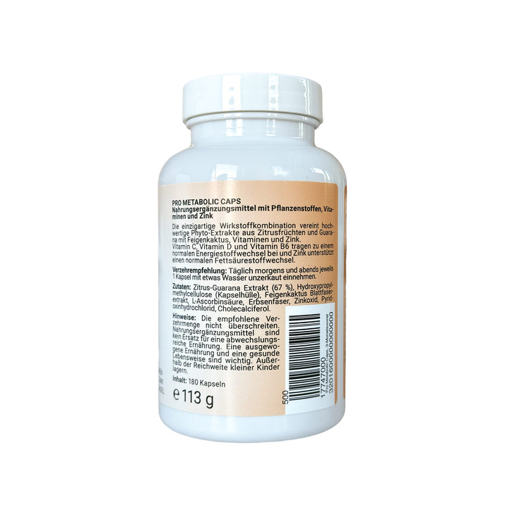 Pro Metabolic Caps 3-Monatsvorrat