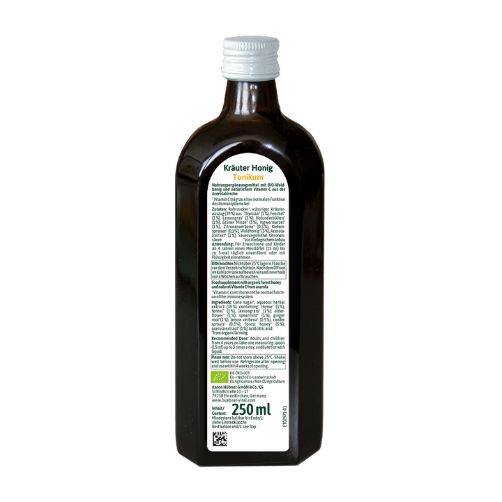 Hübner Kräuter Honig Tonikum (250 ml)